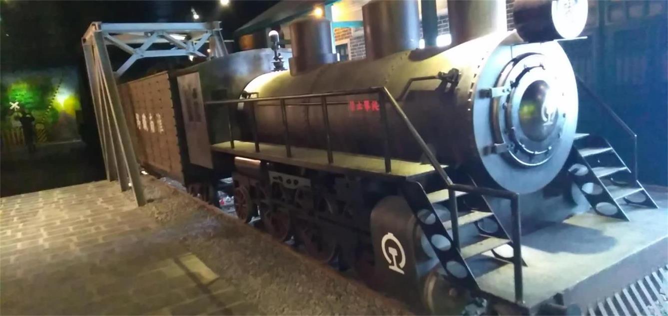 图木舒克市蒸汽火车模型